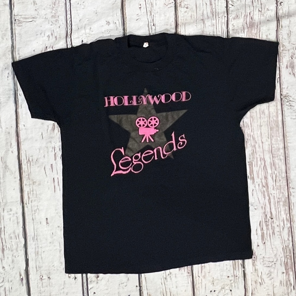 Single Stitch Screen Stars 80s Vintage Hollywood Legends Graphic Tshirt